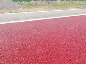 彩色透水混凝土路面 彩色透水混凝土路面